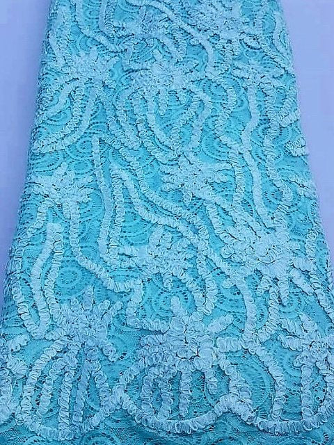 Light Green Ribbon Fabric (Sold as a 5 yard piece)