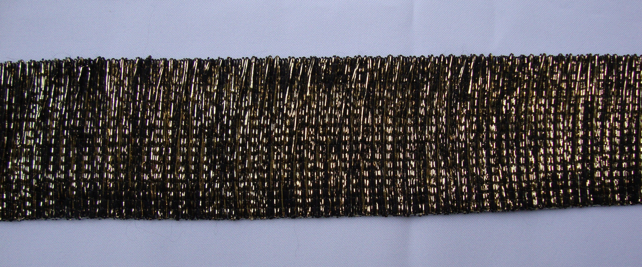Black & Gold Trimming (Sold as a 3 yard piece)