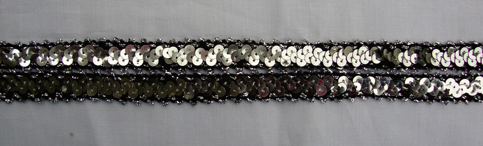 Silver Sequin Trimming (Sold as a 4 yard piece)