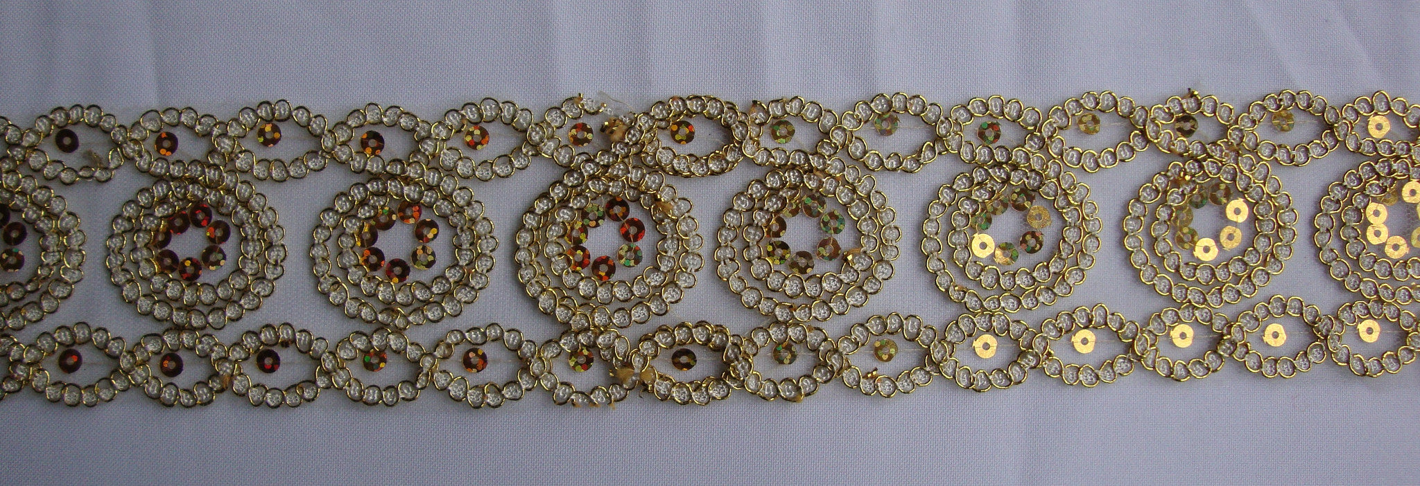 Gold Lace Trimming (Sold as a 2 yard piece)