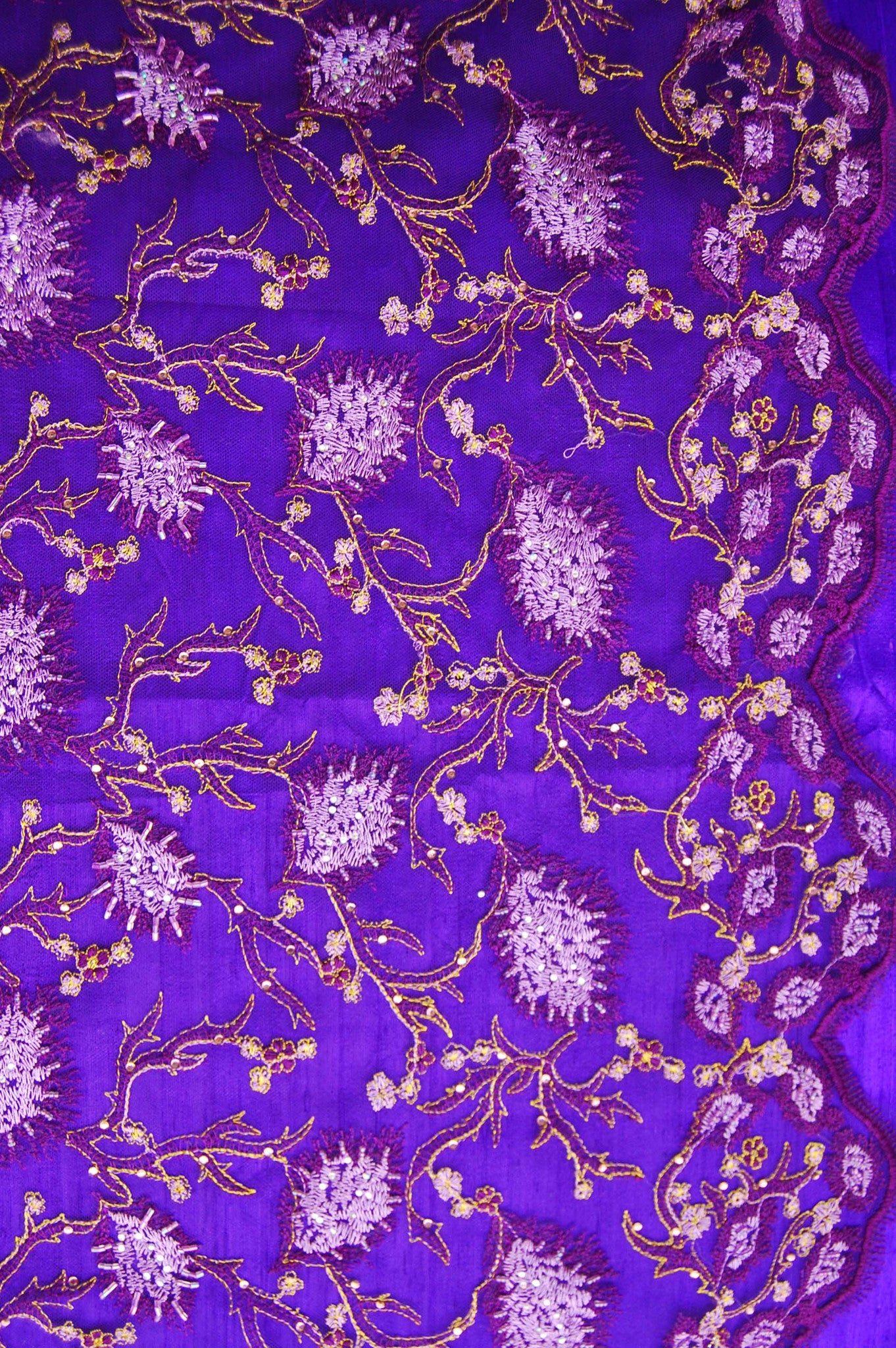 Purple Lace (Sold as a 3 yard piece)